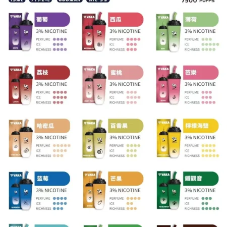 VAKA 7500 系列・潮流奶茶造型｜可充電式長效設計｜全色系現貨・當天寄出・原裝品質