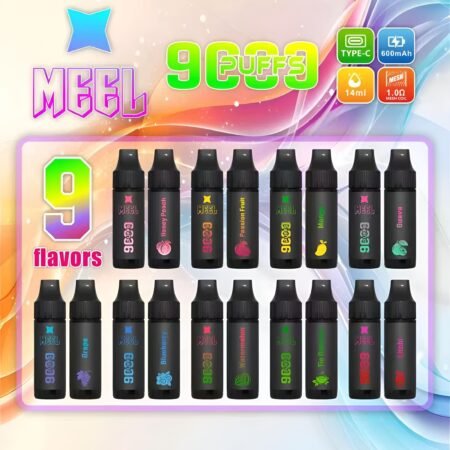 Meel 9000 Puffs 拋棄式電子煙 可充電一次性煙桿 台灣現貨